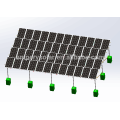 Solar panel farmland mounting system , solar panel power system bracket
